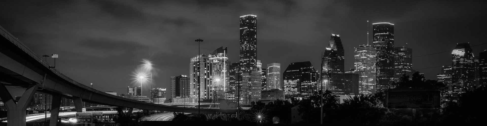 Houston Texas Skyline at night